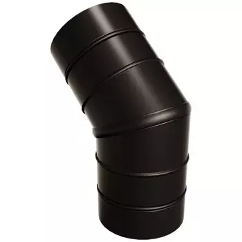 COUDE 45° AIR SIMPLE PAROI Noir Diam60 - EC45-60ASPN - PGI COUDE 45° AIR SIMPLE PAROI Noir Diam60 - EC45-60ASPN - PGI